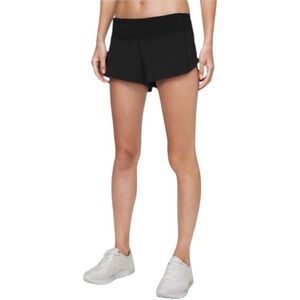 Lululemon Speed Short *4-way Stretch in Black Womens Size 8